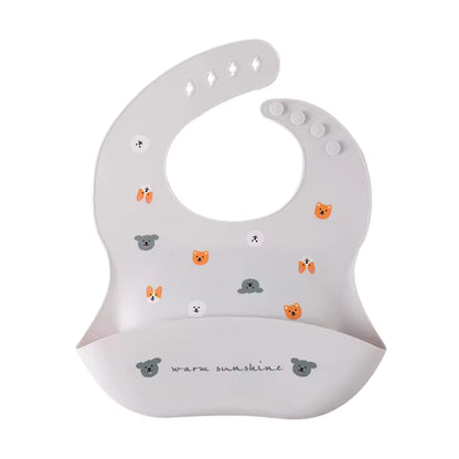 Kit 2 Babadores de Silicone Angels Kids